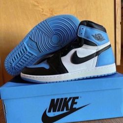 Nike Air Jordan 1 Retro High OG UNC Toe DZ5485-400 Men’s Size 12 Brand New 