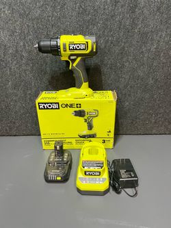 Ryobi ONE+ 18V Cordless 1/2 in. Drill/Driver Kit with (1) Compact Battery and Charger