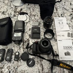 Nikon D3300 24.4 Megapixel DSLR Camera With Complete Kit