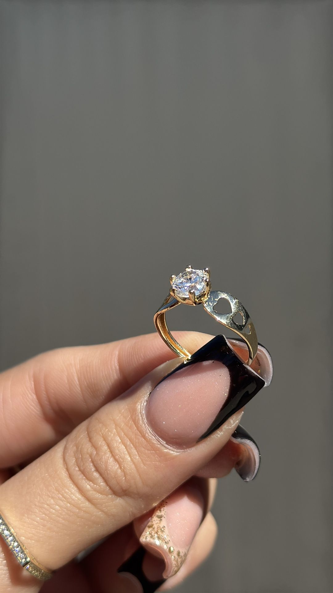 14k Gold Engagement Promise Ring
