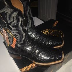 Dan Post  Boots  Black Caiman  Size 13