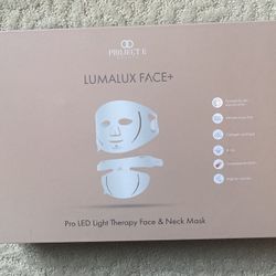 Project E Beauty LumaLux Face+ | Pro LED Light Therapy Face & Neck Mask
