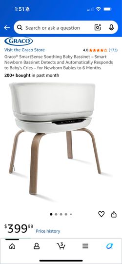 Graco Smart Sense Bassinet