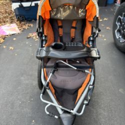 BOB Jogger Stroller with Graco Attachments 