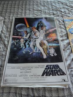 Star Wars: A New Hope (1977) "Style A" Theatrical Cover Art Poster