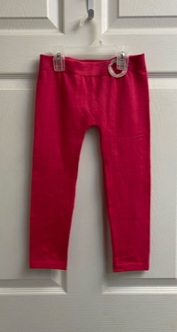 Brand new Girls fuchsia & black soft fleece lined leggings size 4-6X $4.00 each