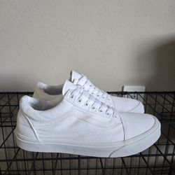 Mens White Vans 