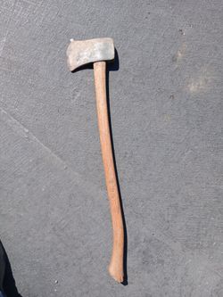Old antique Wood Axe
