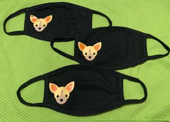 Cute puppy face mask 3 for $8