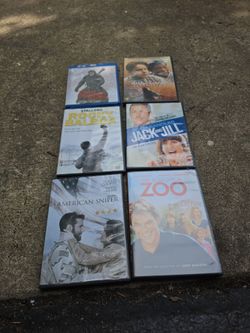 Lot of 6 DVDs and Blu-rays