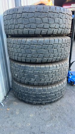 LT275/70/18 big food set of 4 tires $260  installed 