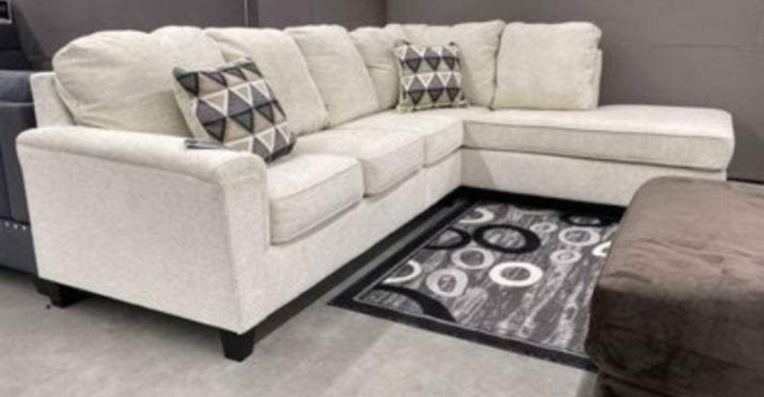 Abinger 2pc Sectional,  Ashley Couch Livingroom Sofa Holiday Furniture 