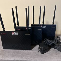 Asus Aimesh Routers Three TM-AC1900  Flashed To Asus RT-AC68U Firmware 
