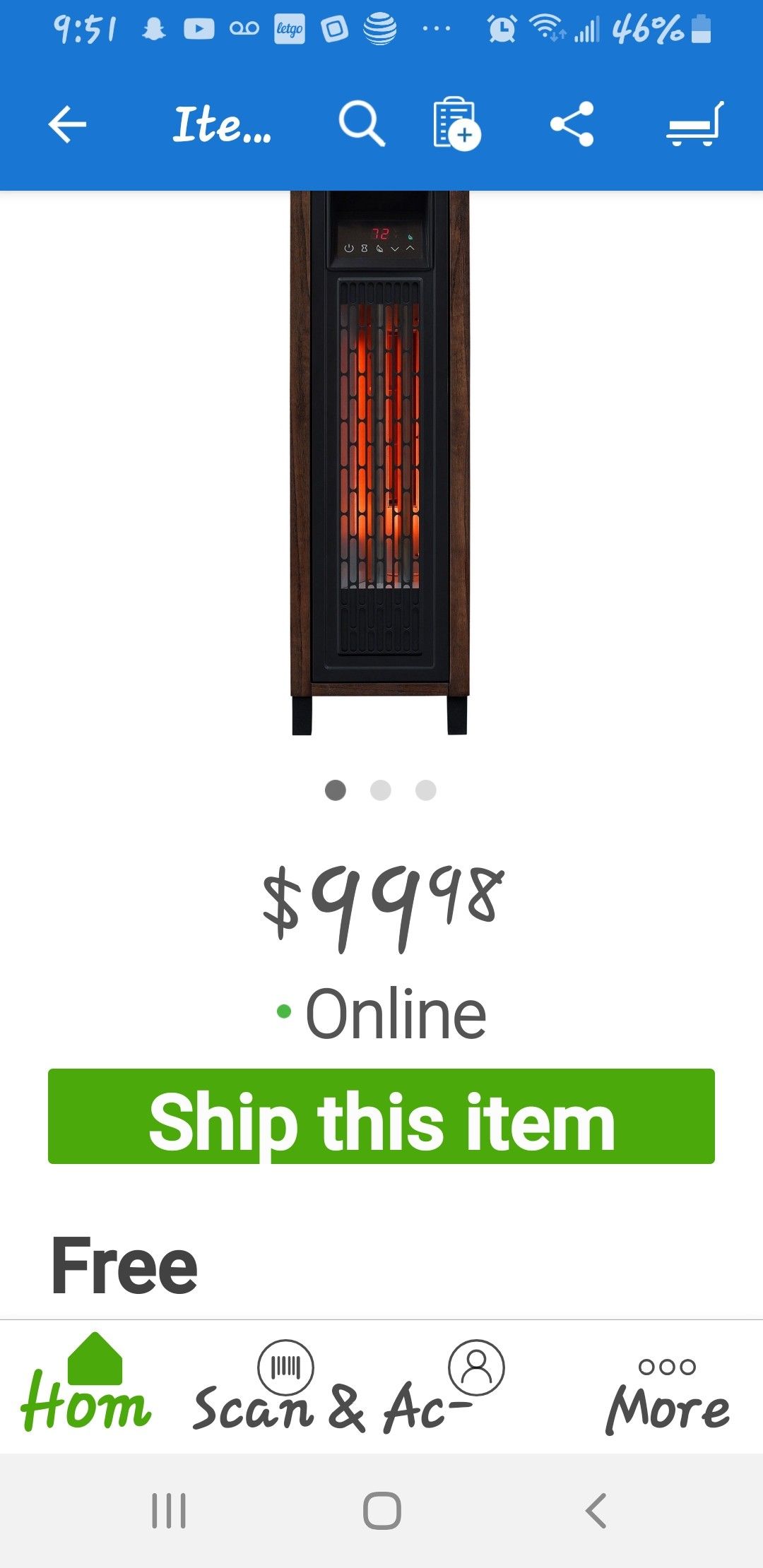 Electric Tower heater