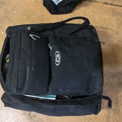 Sea Quest Scuba backpack extra Tlarge with three pairs of fins shoes a few gloves all sorts of equipment books and guides