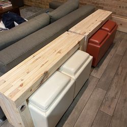 Custom Wood Console Table