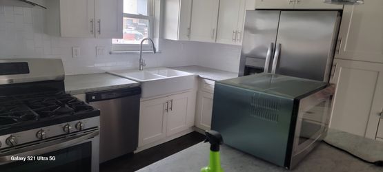 Small kitchen with appliance