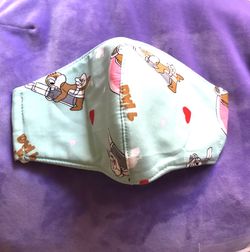 Adult chip and dale face mask