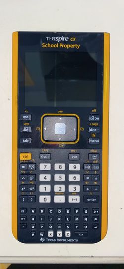 TI-Nspire cx school property Graphing calculator