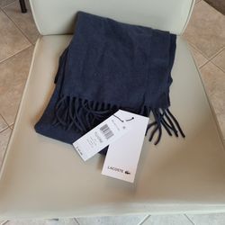 New, Lacoste Scarf - retails for 125