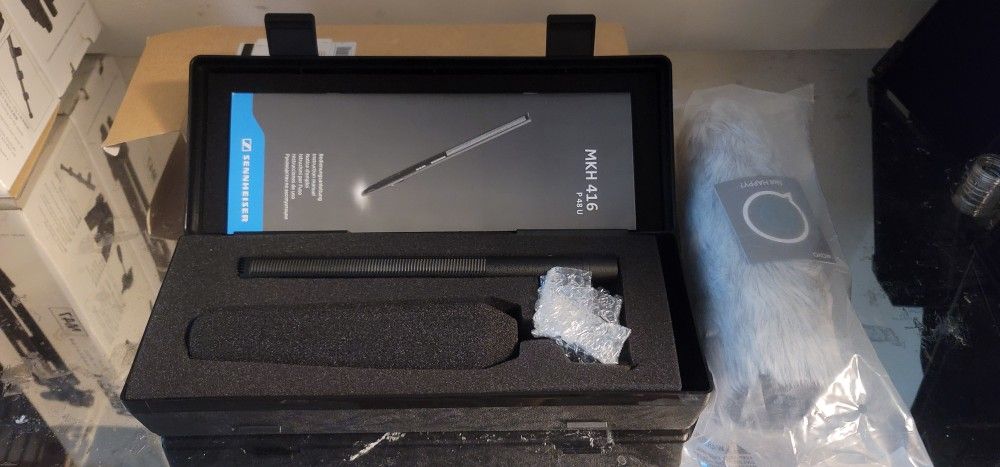 Sennheiser RF Condenser Microphone with Professional Windscreen
