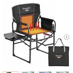 Heated Camping Chair SunnyFeel- Brand new Down from $ 181.00