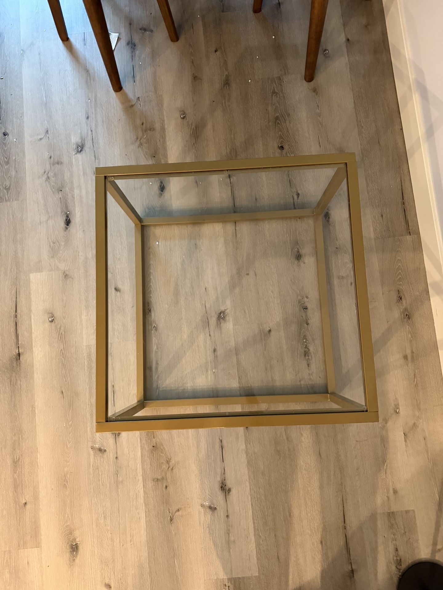 Glass Corner Table