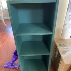 Wooden Green Shelf Cubby 40x16