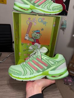 Size 9 - Adidas Adistar Control 5 UNheardof Piggy Runner 2.0 Cupcake Green w box