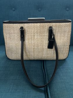 Coach Straw Purse