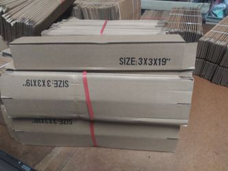 30 qty 3x3x19 tall/long shipping boxes