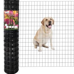 Black PVC Coated Welded Wire Fence 48 Inch x 50”x2”
