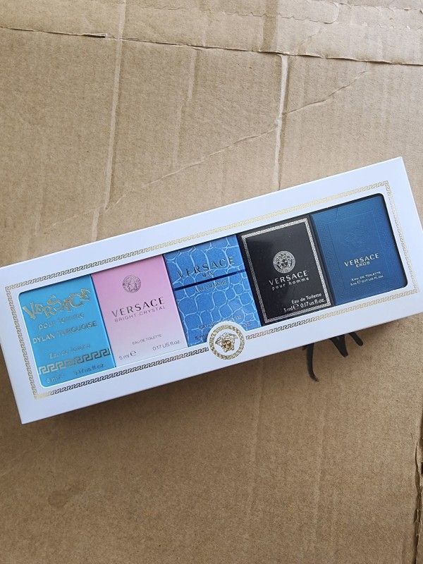 VERSACE 5 X 5ML INDIVIDUALLY BOXED MINI SET