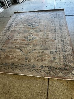 Living Spaces Area Rug 8x10 Made In Turkey