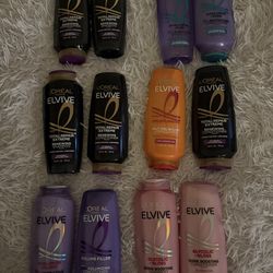 L’Oréal Elvive Shampoo And Conditioners