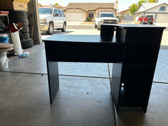 Black desk
