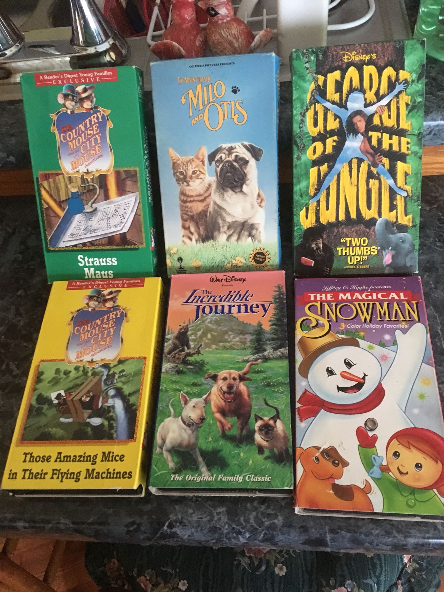 Child VCR tapes. 17