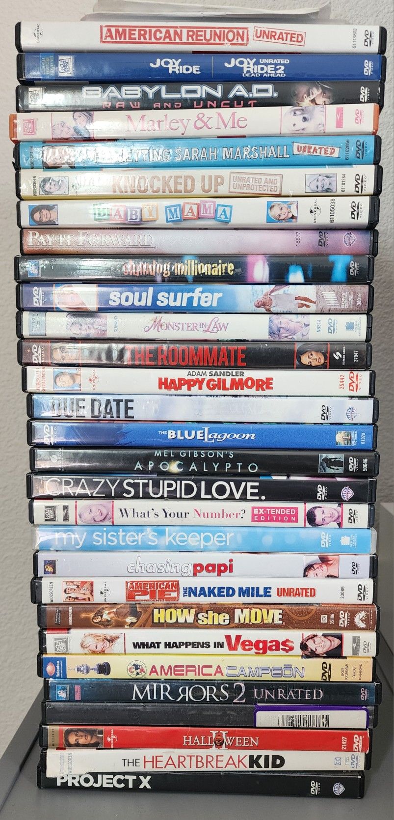 DVD Movies As Lot