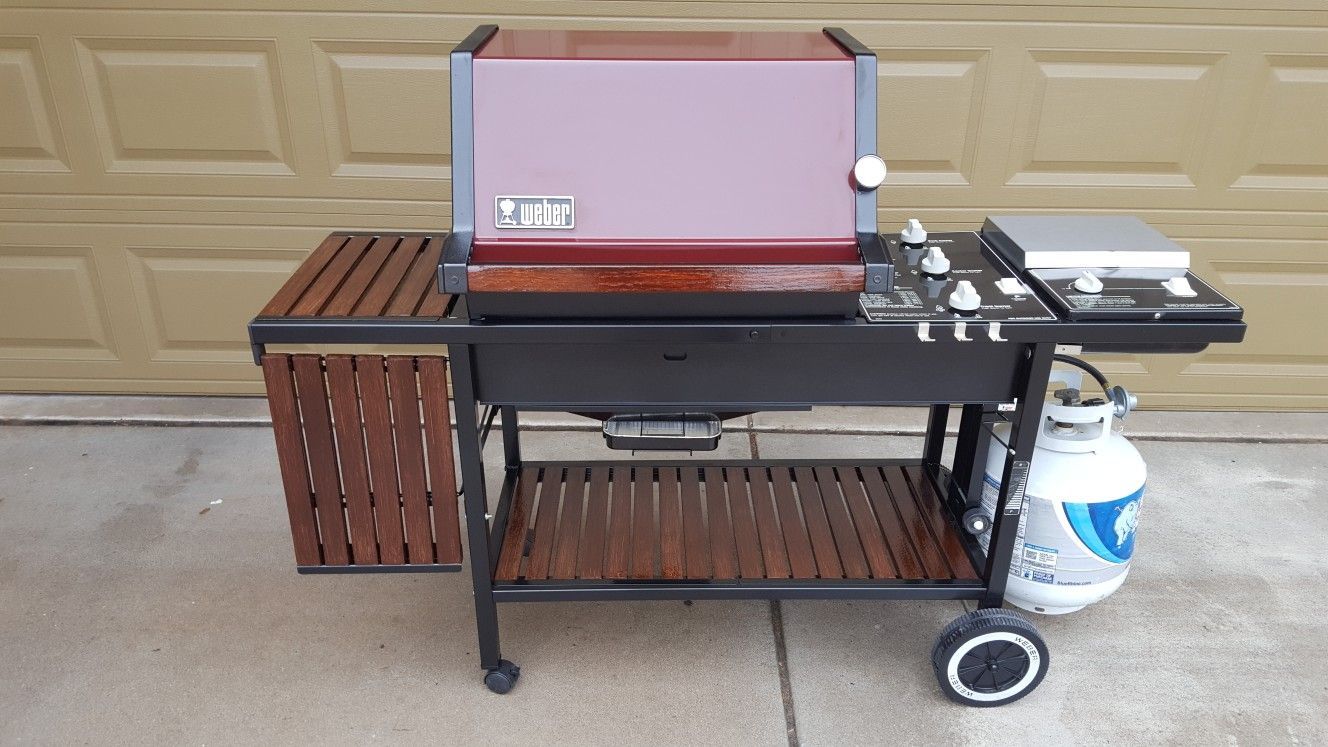 Weber Genesis 3000 LX LP w/ Side Burner—1999 MUAVE *rare*