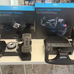 LOGITECH FLIGHT SIMULATOR CONTROLS
