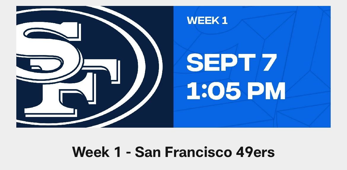 Seahawks vs 49ers, 2 Tickets ($400 Per, $800 Pair)