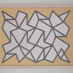 "Crackly" Jacquard Weaving Artwork by Zuzana Licko