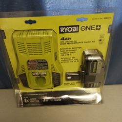 Ryobi 18 Volt HP Battery And Charger. New