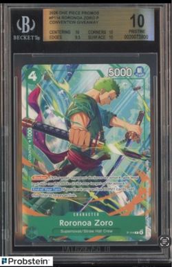 Zoro P-114 BGS 10 SEND OFFERS NEED GONE! Super low pop!