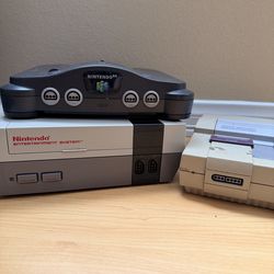 Nintendo 64 , Super Nintendo, let me know for price