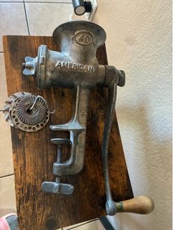 Vintage American 40 , Meat Grinder table clamp