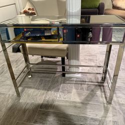 Mirrored Side Table
