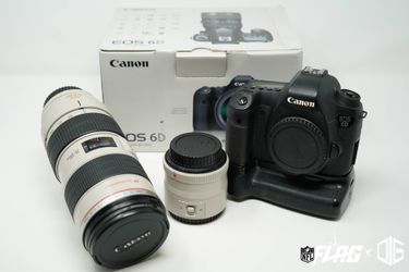 Canon 6D and 70-200 with EXTRAS