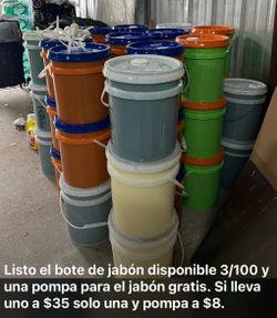 Laundry Detergent Buckets