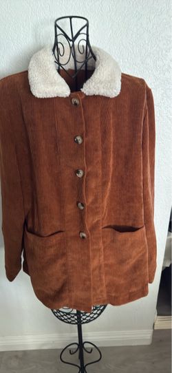 Corduroy Sherpa Collar Jacket